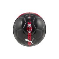 PUMA AC Milan Mini Voetbal Maat 1 Zwart Rood Wit - thumbnail