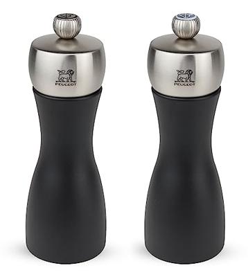 Peugeot Fidji peper- en zoutmolen 15 cm - mat zwart - beukenhout