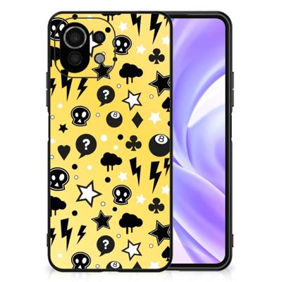 Telefoonhoesje Xiaomi 11 Lite 5G NE | Mi 11 Lite Punk Geel Telefoonhoesje Xiaomi 11 Lite 5G NE | Mi 11 Lite Punk Geel
