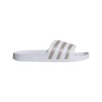 adidas Adilette Aqua Slippers Wit Zilver Wit - thumbnail