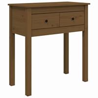 Wandtafel 70x35x75 cm massief grenenhout honingbruin - thumbnail