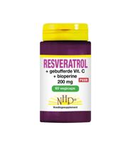 Resveratrol 200mg/Vitamine C/Bioperine puur 60 Vegetarische capsules - thumbnail