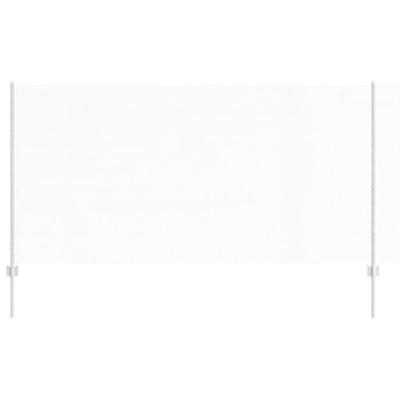 VidaXL Hek met paal zilver 1,2 x 25 m staal