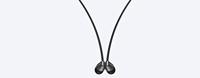 Sony WI-C310 draadloze in-ear hoofdtelefoon, 15 uur batterijduur, voice assistent, magnetische oordopjes, ontwerp met achter-the-neck, geïntegreerde headset-functie, headset met microfoon, wit - thumbnail