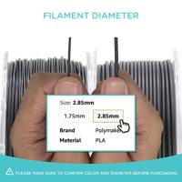 Polymaker PA02020 PolyLite Filament PLA kunststof 2.85 mm 1000 g Blauw 1 stuk(s) - thumbnail
