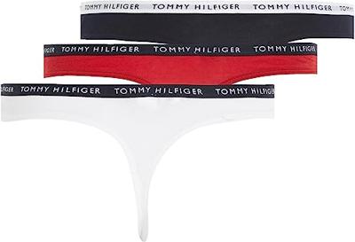 Tommy Hilfiger 3-Pack Dames Strings - Thong - Katoenen strings dames laag