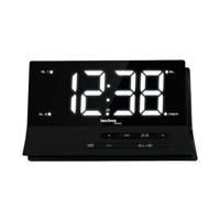 Techno Line WT 482 Wekker Zendergestuurd Zwart Alarmtijden 2 2 timertijden - thumbnail