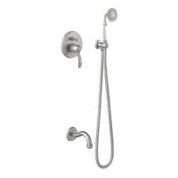 Badmengkraan Tres Clasic Inbouw Set Incl. Handdouche RVS Tres - thumbnail