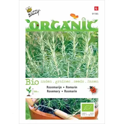 Zaden Organic Rozemarijn (BIO) Buzzy - Buzzy Zaden Organic Rozemarijn (BIO) Buzzy - Buzzy