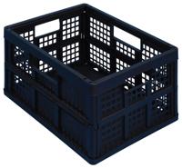 Opbergbox ru 45ltr 570x390x285mm opvouwb zwart - thumbnail