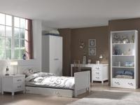 Vipack rolbed Lewis - wit - 199x94x18,5 cm - thumbnail