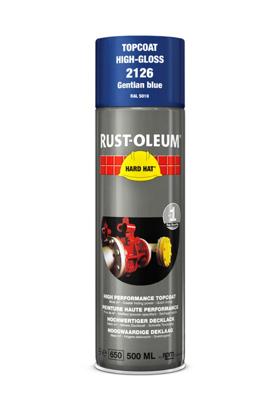 Rust-Oleum deklaag - Hard Hat - gentiaanblauw - 0.5l - spuitbus