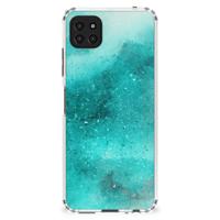 Back Cover Samsung Galaxy A22 5G Painting Blue - thumbnail