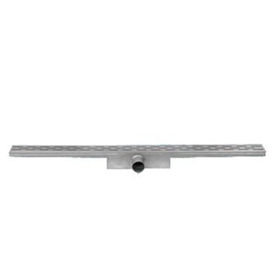 Easy Drain Compact afvoergoot enkele plaat met zijuitloop 6x90cm 30mm RVS edcom900-30