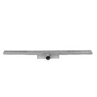 Easy Drain Compact afvoergoot enkele plaat met zijuitloop 6x90cm 30mm RVS edcom900-30 - thumbnail