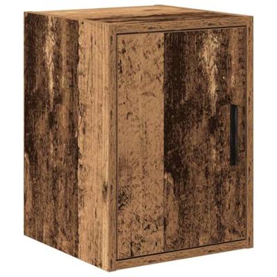 Garage wandkast bewerkt hout oud hout