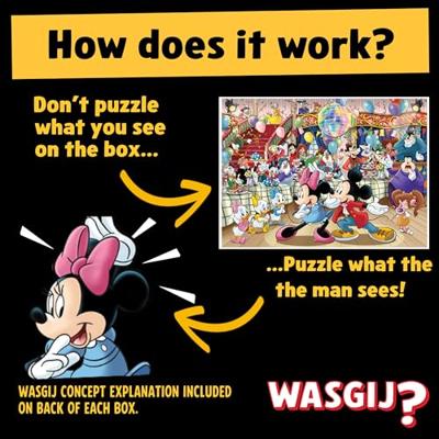 Jumbo Wasgij legpuzzel original disney, 1000st. Jumbo Wasgij legpuzzel original disney, 1000st.