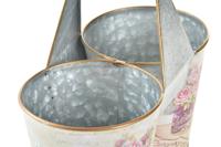 DKD Home Decor Roze Metaal Shabby Chic 24 x 12 x 23 cm - thumbnail