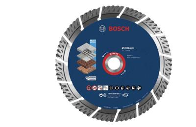 Bosch Accessoires Expert MultiMaterial diamantdoorslijpschijf 230 x 22,23 x 2,4 x 15 mm - 1 stuk(s) - 2608900663 Bosch Accessoires Expert MultiMaterial diamantdoorslijpschijf 230 x 22,23 x 2,4 x 15 mm - 1 stuk(s) - 2608900663
