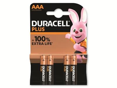 Duracell LR03 AAA batterij 4 stuks