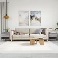 Salontafels 2 st 50x46x50 cm bewerkt hout grijs sonoma eiken - thumbnail