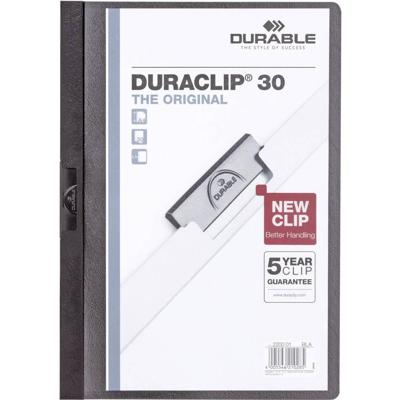 Durable klemmap Duraclip Original 30 zwart