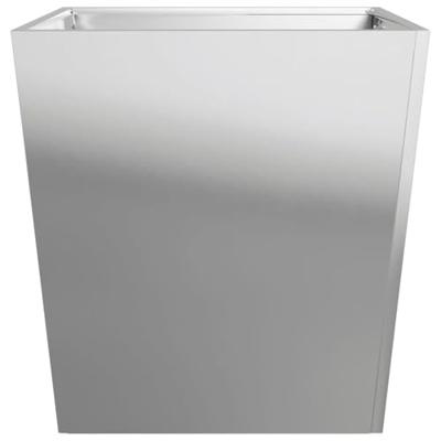 VidaXL Plantenbakken 2 st 50x50x50 cm gegalvaniseerd staal