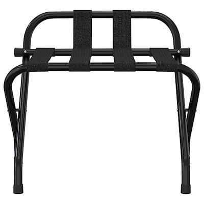 VidaXL Bagagerek met rugleuning 56x39x52 cm zwart VidaXL Bagagerek met rugleuning 56x39x52 cm zwart
