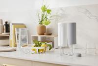 YAMAZAKI - Tower - Droogrek voor drinkflessen wit - thumbnail