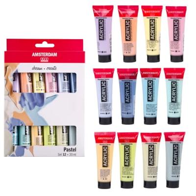 Amsterdam Set 12 x 20 ml - Pastel