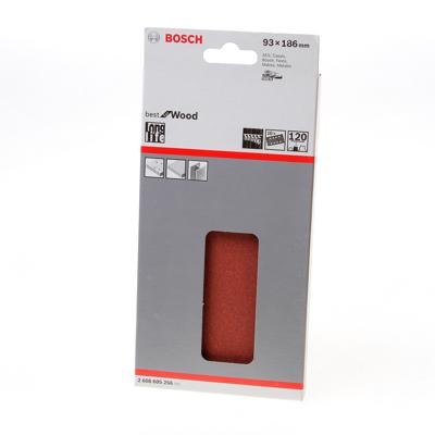 Bosch Accessories EXPERT C470 2608900856 Oscillerend schuurpapier Geperforeerd Korrelgrootte (num) 120 (l x b) 186 mm x 93 mm 10 stuk(s)
