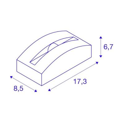 SLV 1003518 OUT-BEAM FRAME LED-plafondlamp LED vast ingebouwd 3.5 W Antraciet