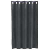 VidaXL Verduisterende gordijnen 2 pcs lichtgrijs 140 x 140 cm fluweel - thumbnail