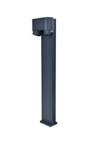 Staande tuinlamp donkergrijs met 2 GU10 fittingen &apos;Cypres&apos; 75 cm - thumbnail