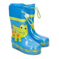 Playshoes regenlaarzen Blauw Krokodil-34-35 - thumbnail