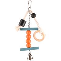 Vogelspeelgoed Kooihanger Sina Bal 11 x 11 x 28 cm Flamingo Mix - thumbnail