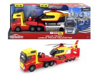 Vrachtwagen met Politiehelikopter Majorette GS 35 cm - MAJORETTE - Wit - Speelgoed - Gemengd - 3 jaar - thumbnail