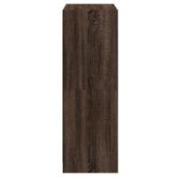 Hoge kast met deuren 68x37x109 cm bewerkt hout bruin eikenkleur - thumbnail