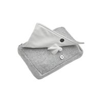 Meyco billendoekjesbox Knit basic grijs melange - thumbnail
