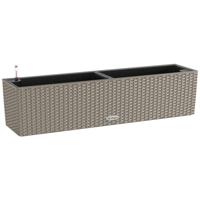 Jardiniere - Cottage Balconera 80 - Kit completo - Marrone sabbia - 12 L - LECHUZA - thumbnail