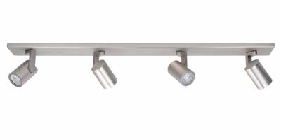 Highlight Spot HALO 4 lichts balk L 91 cm mat chroom Highlight Spot HALO 4 lichts balk L 91 cm mat chroom