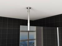 Stabilisatiestang Plafondbevestiging Rond 100 cm Inkortbaar Aqua Splash - thumbnail