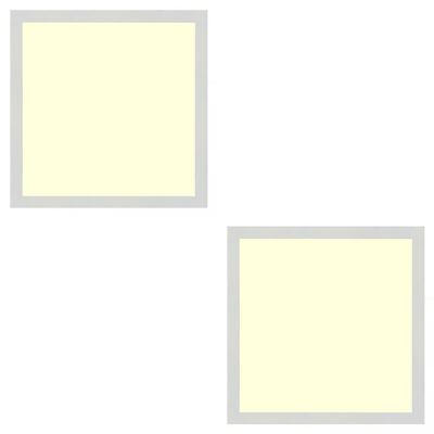 LED Paneel Set 24W - 30x30cm Warm Wit 2700K Flikkervrij - Vierkant Inbouw