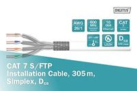 Digitus DK-1743-VH-305-MF-W Netwerkkabel CAT 7 S/FTP 8 x 0.4 mm Wit 305 m - thumbnail