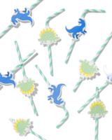 HEMA Papieren rietjes dino - thumbnail