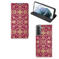 Telefoon Hoesje Samsung Galaxy S21 FE Barok Pink - thumbnail