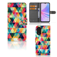 OPPO A78 5G | A58 5G | Telefoon Hoesje | Geruit - thumbnail