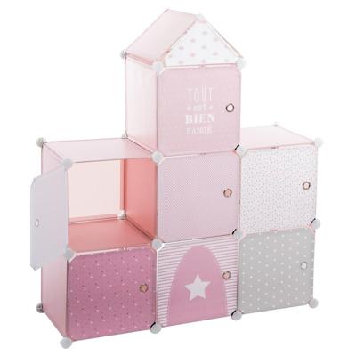Planken Atmosphera Pink Castle Kinderen Modulair Polypropyleen (95,5 x 32 x 109 cm)