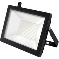 LED Bouwlamp 100W - Schijnwerper Natuurlijk Wit 4000K - IP65 Waterdicht - Mat Zwart Aluminium - thumbnail