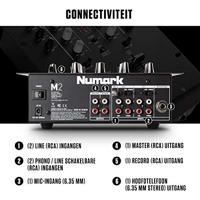 Numark M2 Total Black 2-kanaals scratch mixer - thumbnail